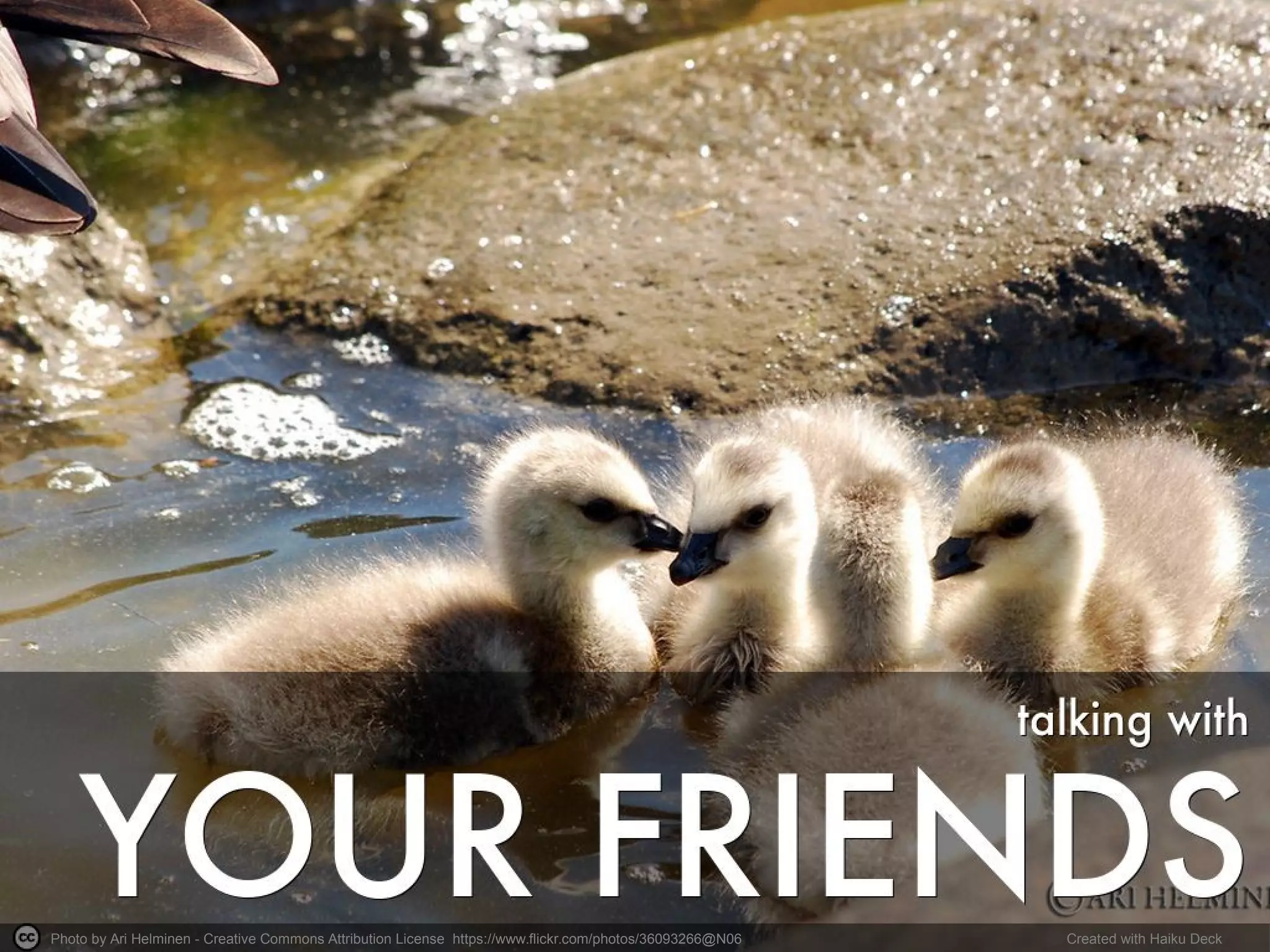 Photo by Ari Helminen - Creative Commons Attribution License https://www.flickr.com/photos/36093266@N06 Created with Haiku Deck
 