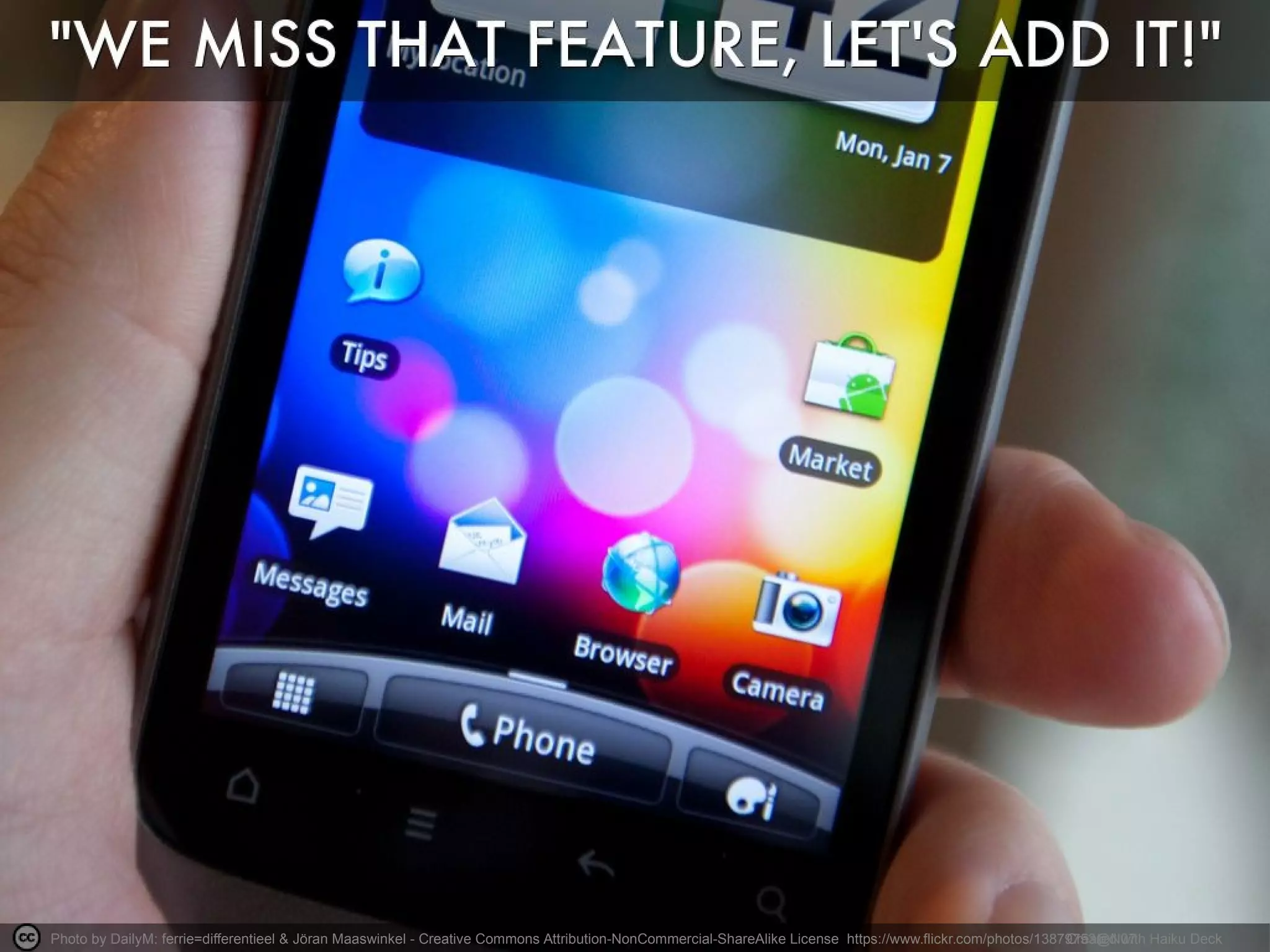 Photo by DailyM: ferrie=differentieel & Jöran Maaswinkel - Creative Commons Attribution-NonCommercial-ShareAlike License https://www.flickr.com/photos/13879753@N07Created with Haiku Deck
 