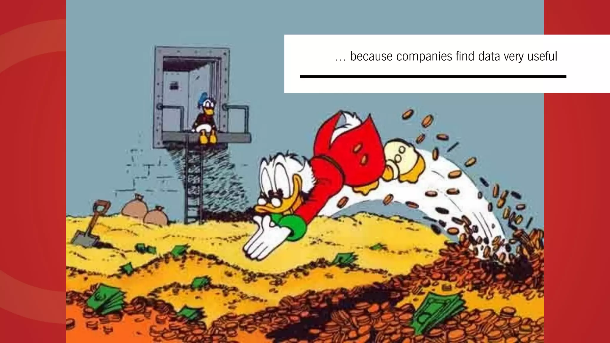 … because companies find data very useful
 