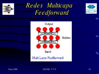 Redes  Multicapa    Feedforward 