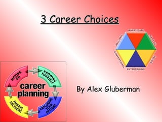 3 Career Choices By Alex Gluberman 