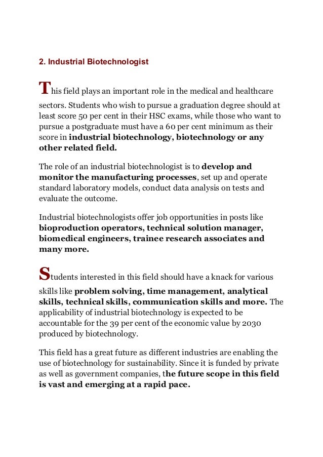 3 Career Options In Biotechnology Outside Medicine And Pharmaceuticals 3-career-options-in-biotechnology-outside-medicine-and-pharmaceuticals