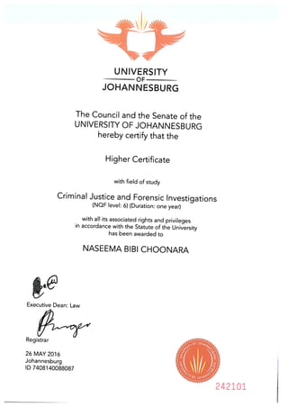 UJ Certificate and Mark Sheet.PDF