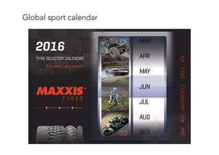 Global sport calendar
 