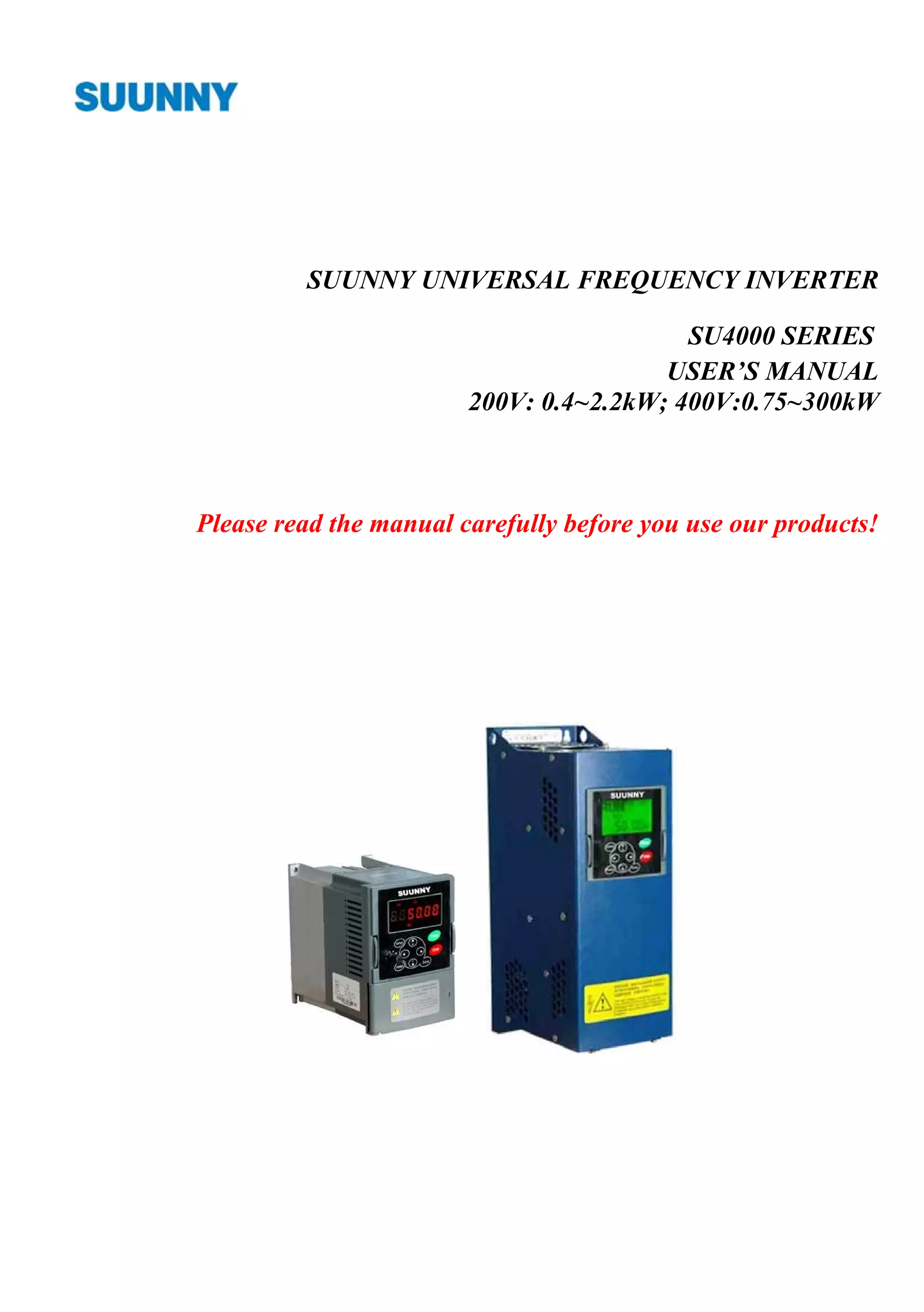 Catalog 1 - AC Drives Frequency Inverter Manual | PDF