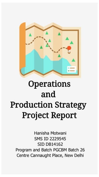 Operations and Production Strategy