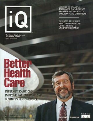 Cisco IQ Magazine - Better Patient Care - August, 2002