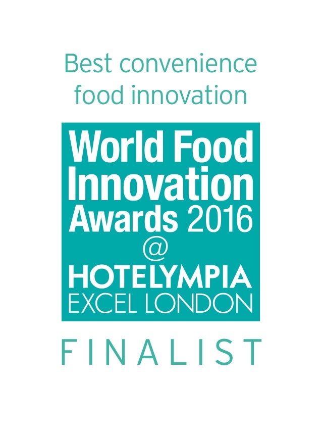World Food Innovation Awards 2016 Best convenience food innovation fi…