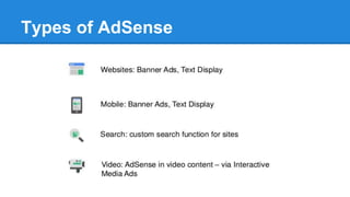 Types of AdSense
 