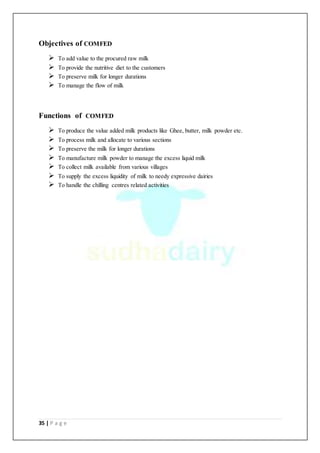 Comfed intership report comfed | DOCX