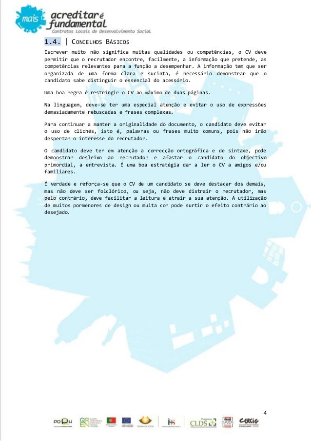 3C - Curriculum Vitae, Carta de Apresentação, Cartão de Visita