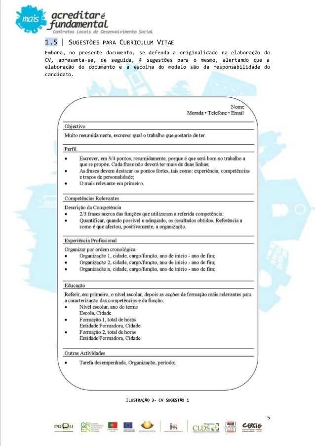 3C - Curriculum Vitae, Carta de Apresentação, Cartão de Visita