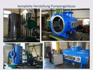 komplette Herstellung Pumpengehäuse
 