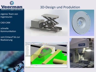 3D-Design und Produktion
eigenes Team von
Ingenieuren
CAD-CAM
schnelle
Kommunikation
vom Entwurf bis zur
Realisierung
 
