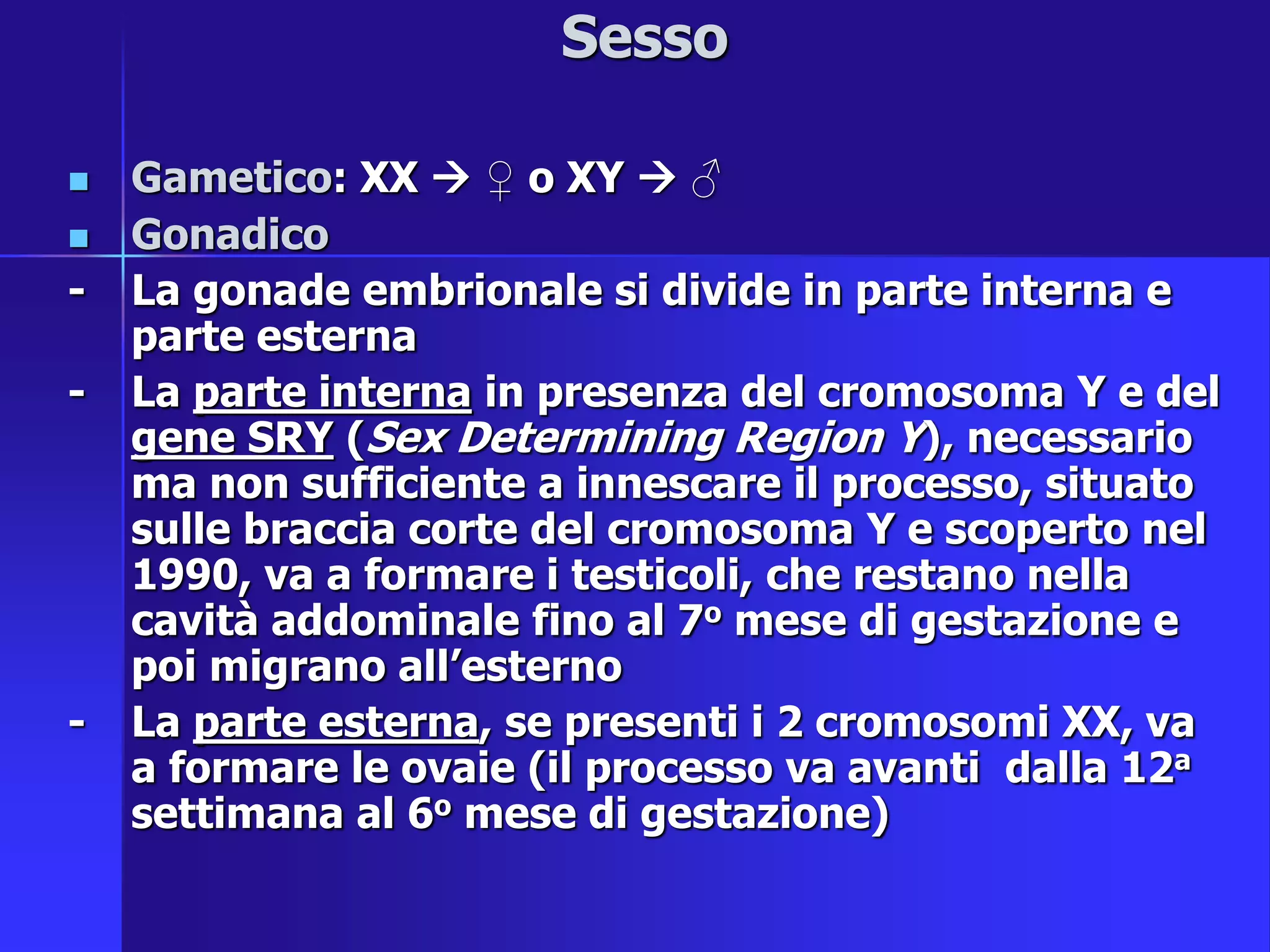 Elementi Di Istologia E Cenni Di Embriologia