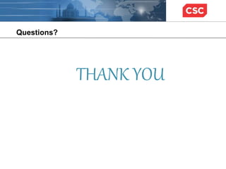 Questions?
THANK YOU
 