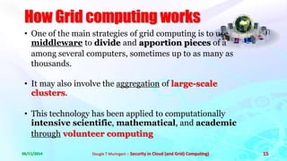 Security in cloud (and grid) computing Overview | PPTX