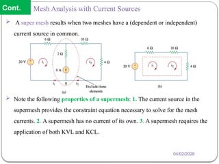 Comprehensive Methods of Circuit Analysis: Nodal and Mesh Techniques ...