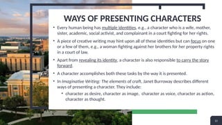 3_Characters[1].pptx creative writing final | PPTX