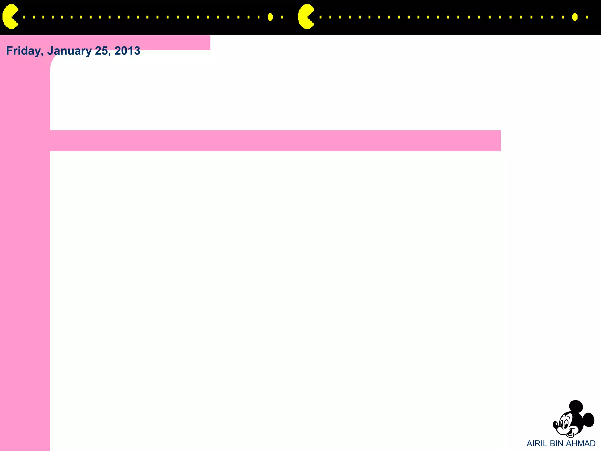 Friday, January 25, 2013




                           AIRIL BIN AHMAD
 