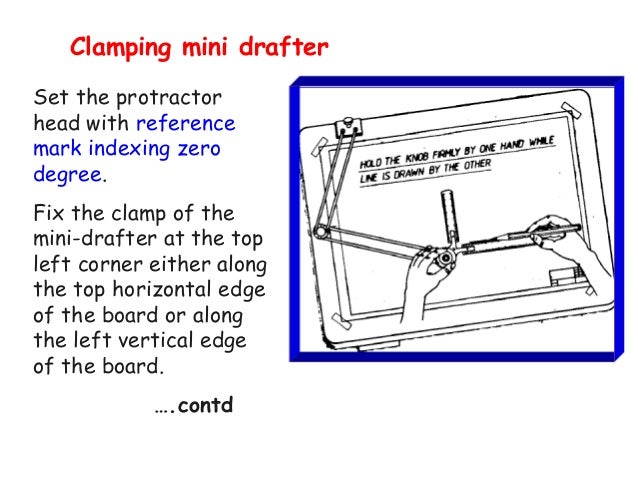 how to use mini drafter in engineering drawing pdf