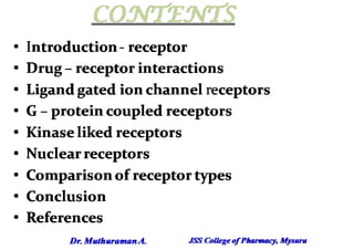 3 classification of receptors | PDF