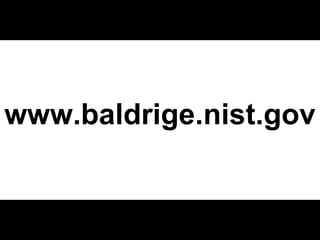 www.baldrige.nist.gov 