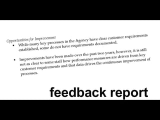 feedback report 