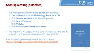 Slcf IPCC TFI work on Methodology Report on Short-lived Climate Forcers ...
