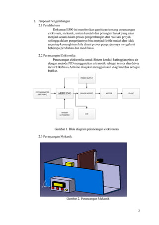 Proposal Diagram Arduino Sistem Kendali Ketinggian Air Menggunakan PID | PDF