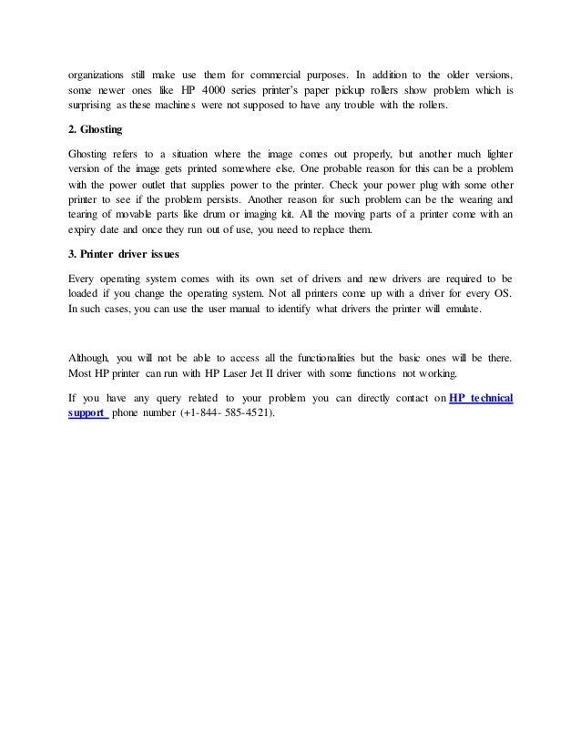 3 common hp printer problems resolved paper jams, ghosting, printer