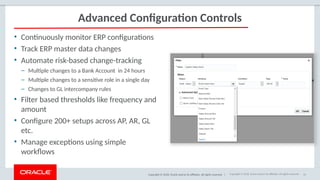 Oracle Fusion Cloud Risk Management Configuration change - Fraud | PPTX