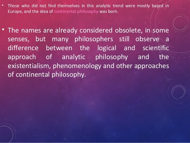 CONTEMPORARY PHILOSOPHY