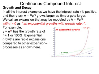 63 continuous compound interest | PPTX