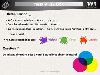 Cores Secundárias