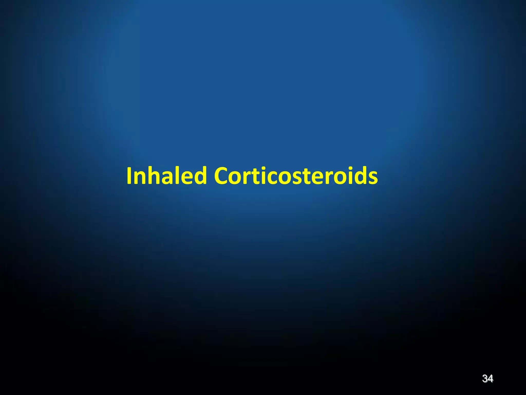 Inhaled Corticosteroids
34
 