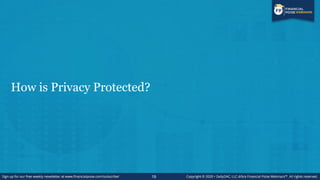 How is Privacy Protected?
19
 