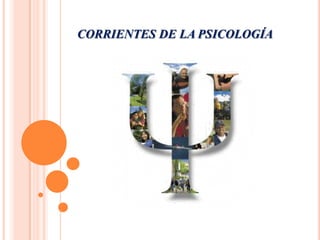 CORRIENTES DE LA PSICOLOGÍA
 