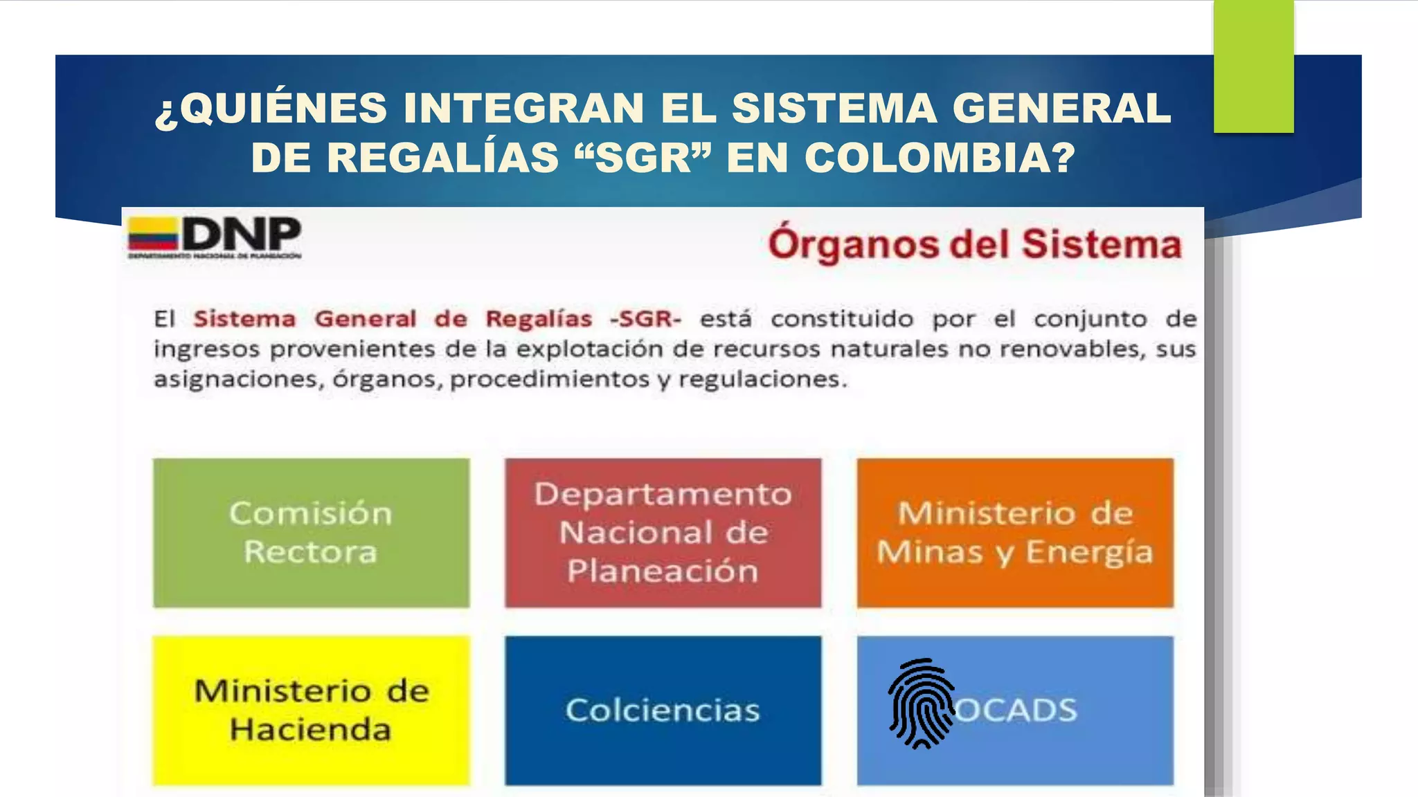 Des Regalias 3 Corte - SISTEMA GENERAL DE REGALIAS.pptx