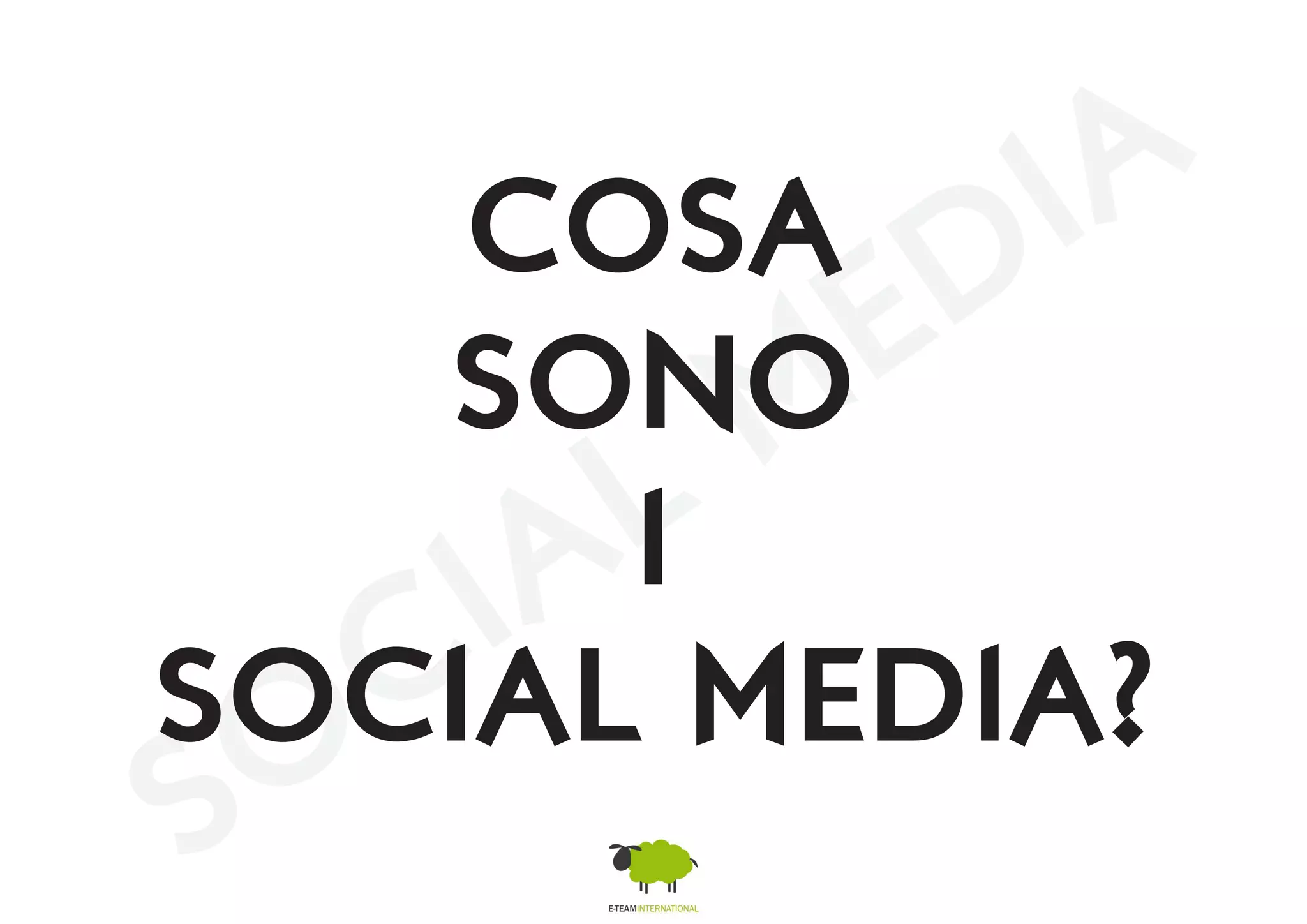 Che Cosa Sono I Social Media Cosa sono i social media? | PPT