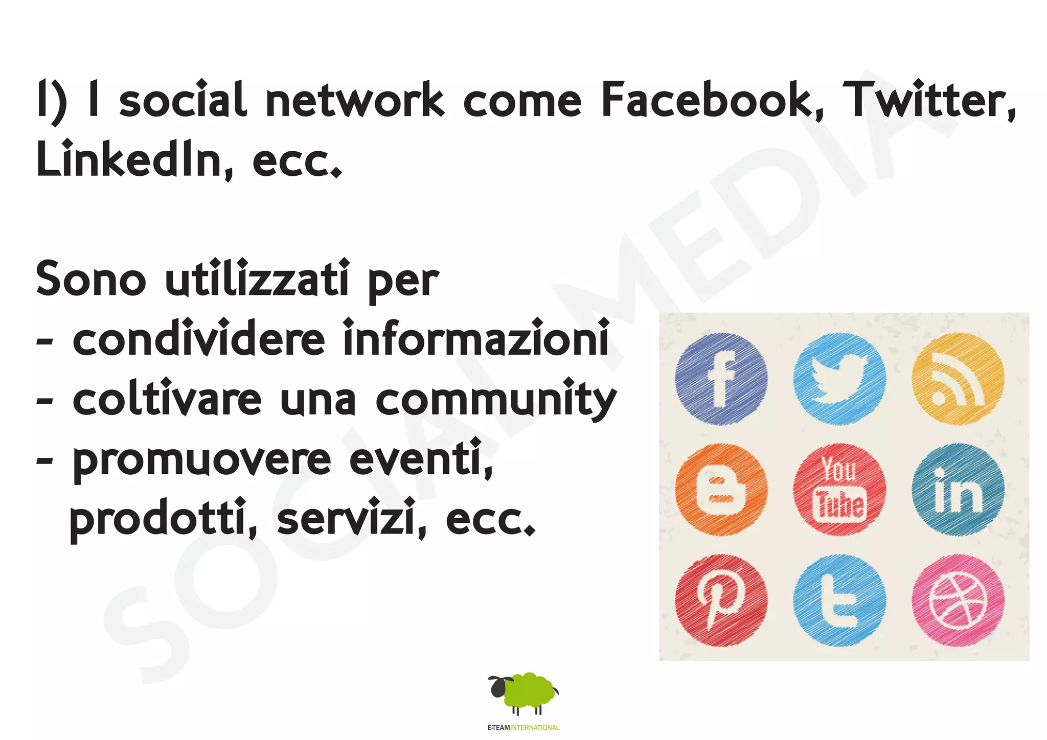 Che Cosa Sono I Social Media Cosa sono i social media? | PPT