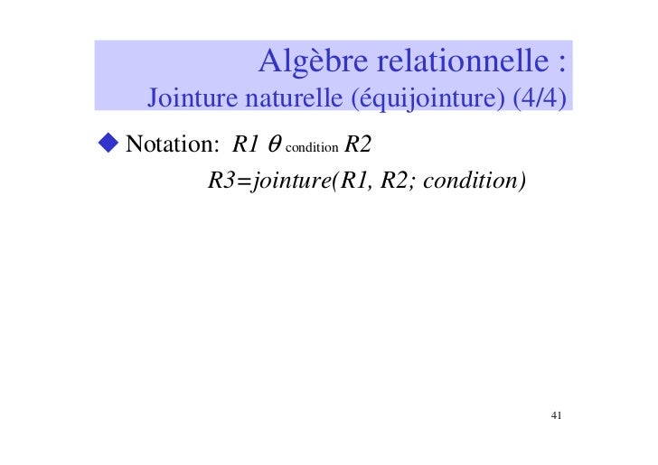 Algèbre relationnelle - M. Clouse - Librairie Eyrolles