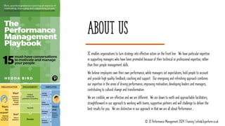 About us
3C enables organisations to turn strategy into effective action on the front line. We have particular expertise
in supporting managers who have been promoted because of their technical or professional expertise, rather
than their people management skills.
We believe employees own their own performance, while managers set expectations, hold people to account
and provide high quality feedback, coaching and support. Our energising and refreshing approach combines
our expertise in the areas of driving performance, improving motivation, developing leaders and managers,
contributing to cultural change and transformation.
We are credible, we are effective and we are different. We are down to earth and approachable facilitators,
straightforward in our approach to working with teams, supportive partners and will challenge to deliver the
best results for you. We are distinctive in our approach in that we are all about Performance…
© 3C Performance Management 2024 | Training | info@3cperform.co.uk
 