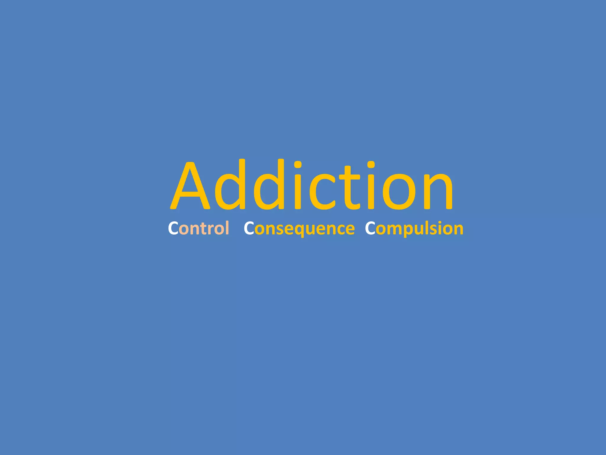 How do you know if a behavior has become an Addiction? | PDF