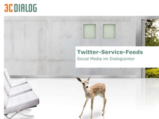 Twitter-Service-Feeds Social Media im Dialogcenter 