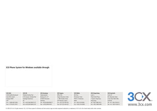 3 Cx Phone System Brochure | PDF