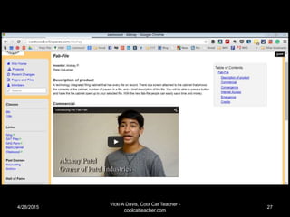 4/28/2015
Vicki A Davis, Cool Cat Teacher -
coolcatteacher.com
27
 