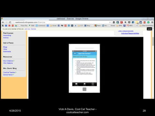 4/28/2015
Vicki A Davis, Cool Cat Teacher -
coolcatteacher.com
28
 