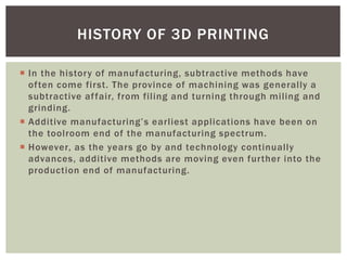 3D printing | PPTX