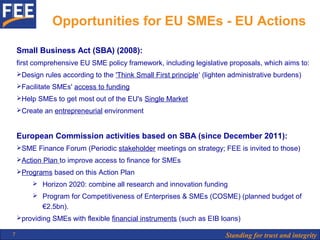 SMEs in the EU: Challenges and Opportunities | PPT